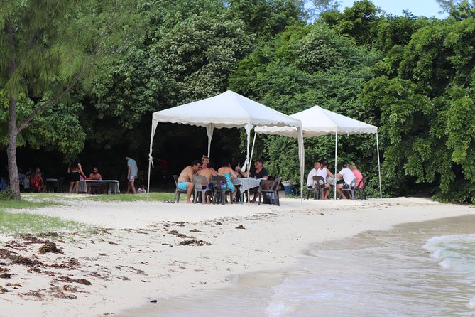 5 island tour all inclusive with Ile aux cerfs and snorkeling - Ile aux Cerfs lunch by the beach
