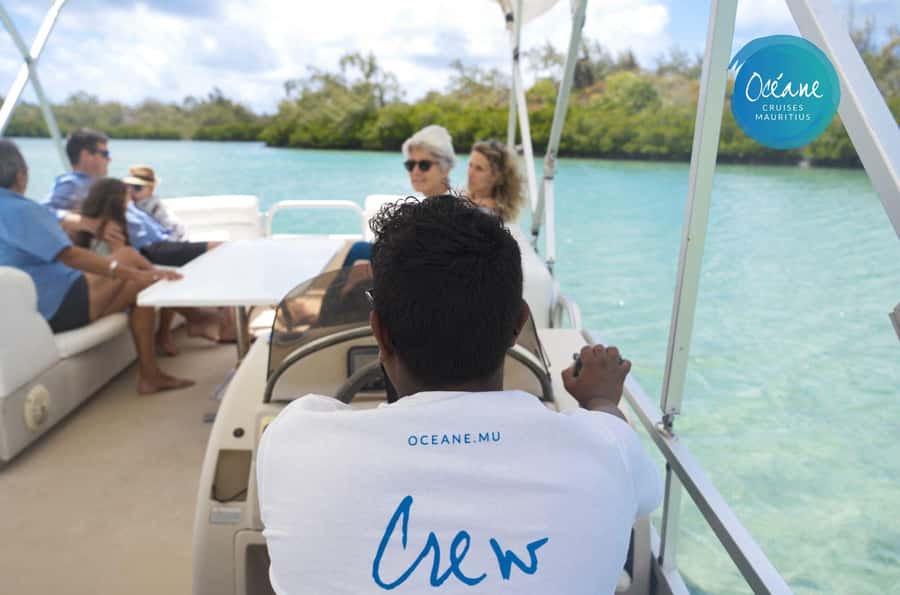 5 Islands Tour: New OCÉANE Private Pontoon Boat cruise - Grand River South East Waterfall sets the tone
