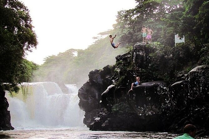 All inclusive CATAMARAN with BBQ : Ile aux cerf & GRSE waterfall - The GRSE Waterfall stop