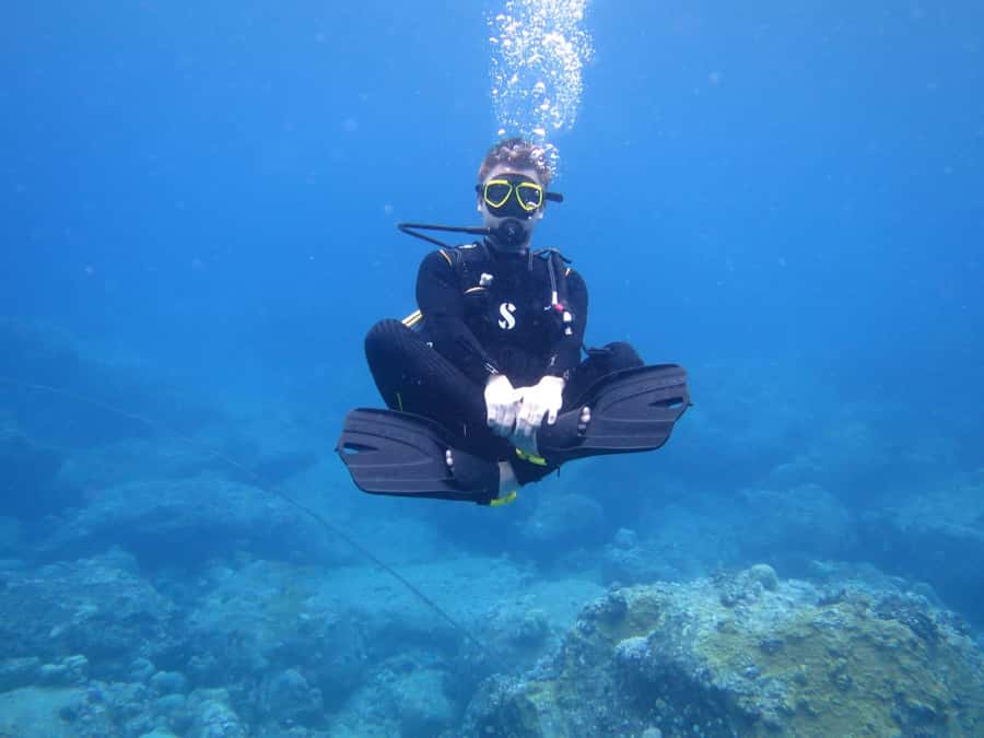 Blue Bay: LEARN TO DIVE TODAY with CORAL DIVING Team - Your supervised open-water swim in Blue Bay