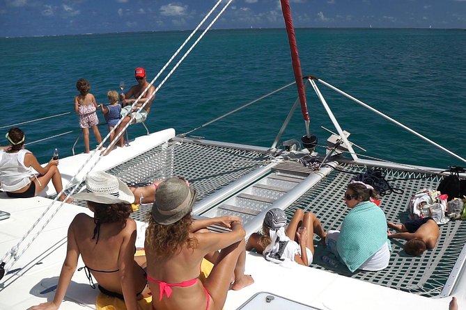 Catamaran Adventure Full Day: Ile aux cerfs,GRSE Waterfall,Snorkeling &BBQ Lunch - Three hours around Ile aux Cerfs