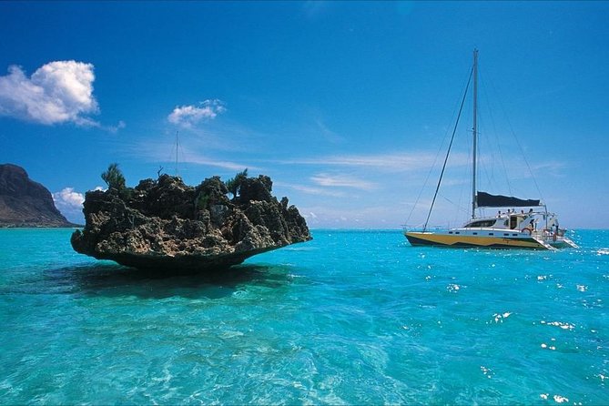 Catamaran Cruise to Ile Aux Bénitiers: Dolphin watch, Crystal Rock & Transfer - Dolphins first, then a full day on the southwest coast