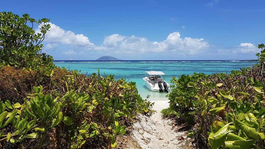 Catamaran Mauritius Cruise in the North Coasts - Setting sail from Grand Baie on the Wind Dancer