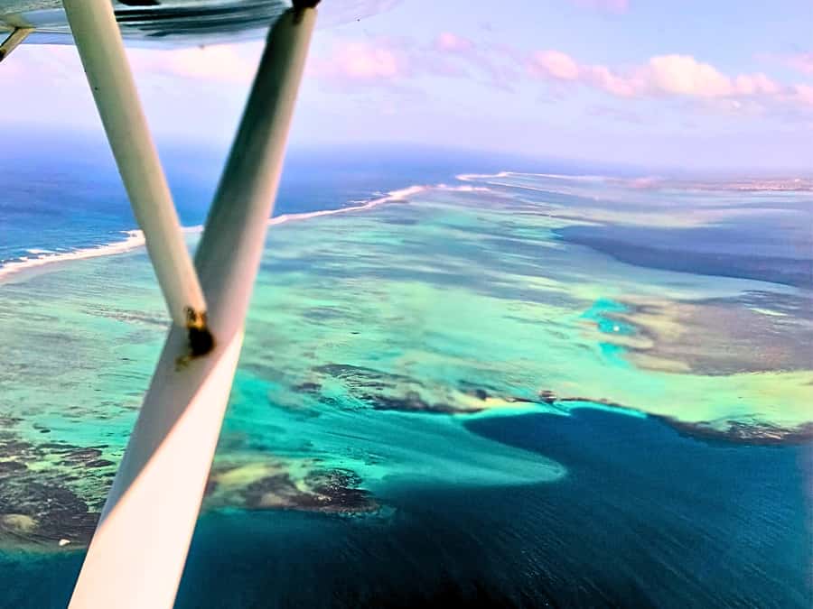 East Coast Mauritius Private Scenic Seaplane Tour - The 20-minute Eastern Underwater Waterfall