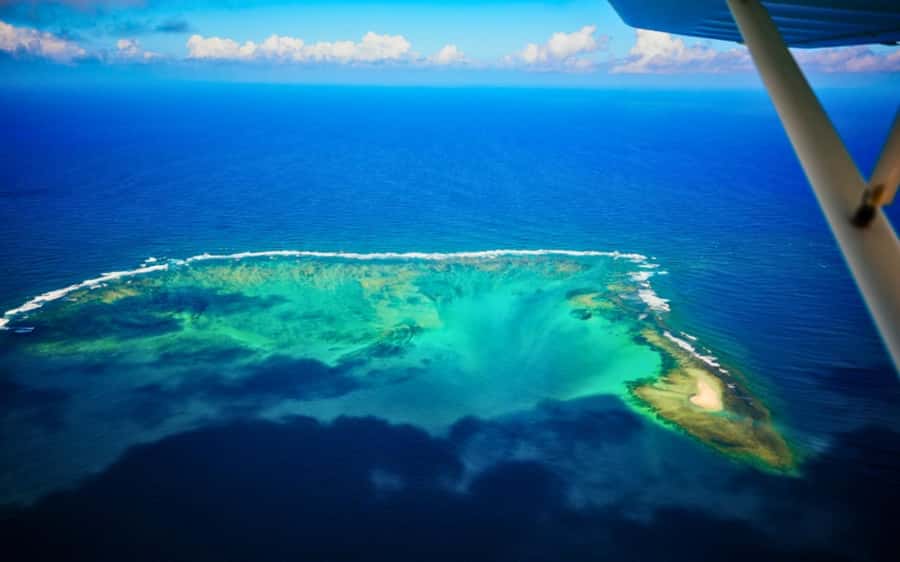 East Coast Mauritius Private Scenic Seaplane Tour - Taking off from Palmar Beach