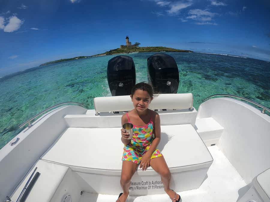 From Blue Bay: Ile aux Cerfs Speedboat Excursion with BBQ - BBQ and beach time at Ile aux Cerfs