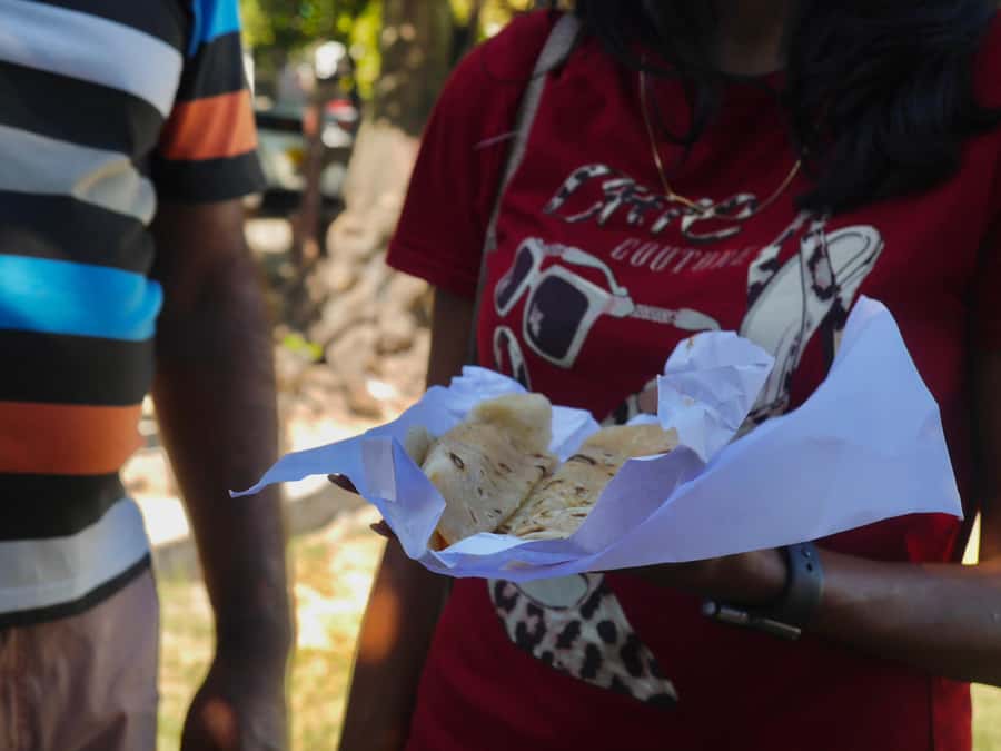 Grand Baie: Coastal Cuisine & Culture Walking Tour - The first café and the opening taste