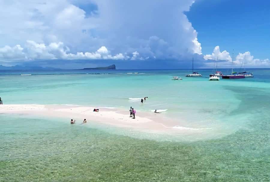 Grand Bay: Catamaran Cruise to Flat Island with BBQ Lunch - BBQ lunch, drinks, and the dining setup