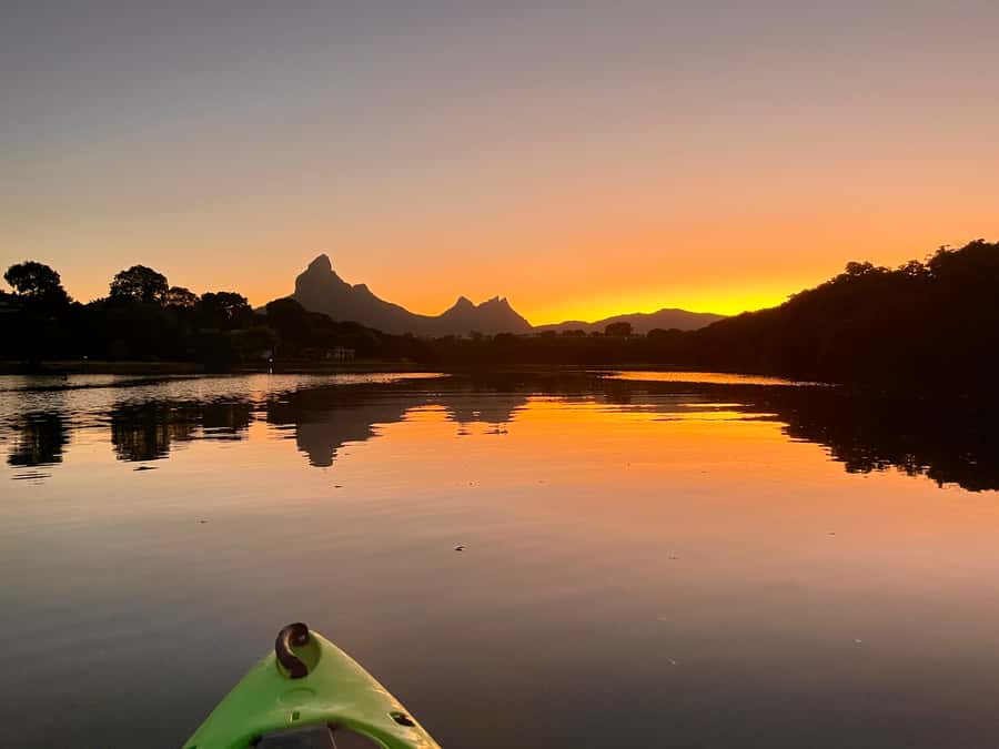 Guided Sundowner Kayak Tour - Turning back as the light softens