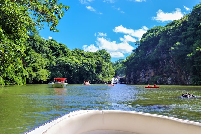 Luxury All-Inclusive Catamaran Cruise to Ile aux Cerfs and GRSE Waterfall - GRSE Waterfall in a 10-minute stop