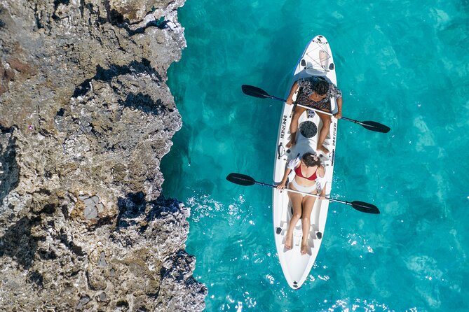 Mauritius Guided Kayak Experience to Benitiers Island - Paddling across the west coast waters