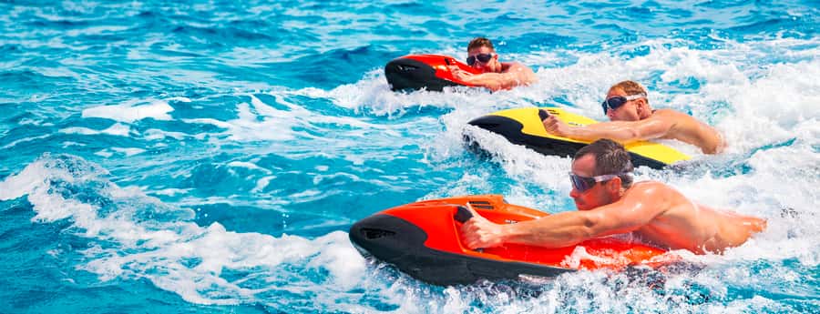 Mauritius: Seabob Diving Experience - The two glass-bottom boat rides