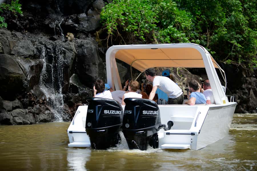 Mauritius: Speedboat Ile aux Cerfs, GRSE Waterfall, BBQ, Bar - Ile aux Cerfs: two hours of sand, sun, and lagoon