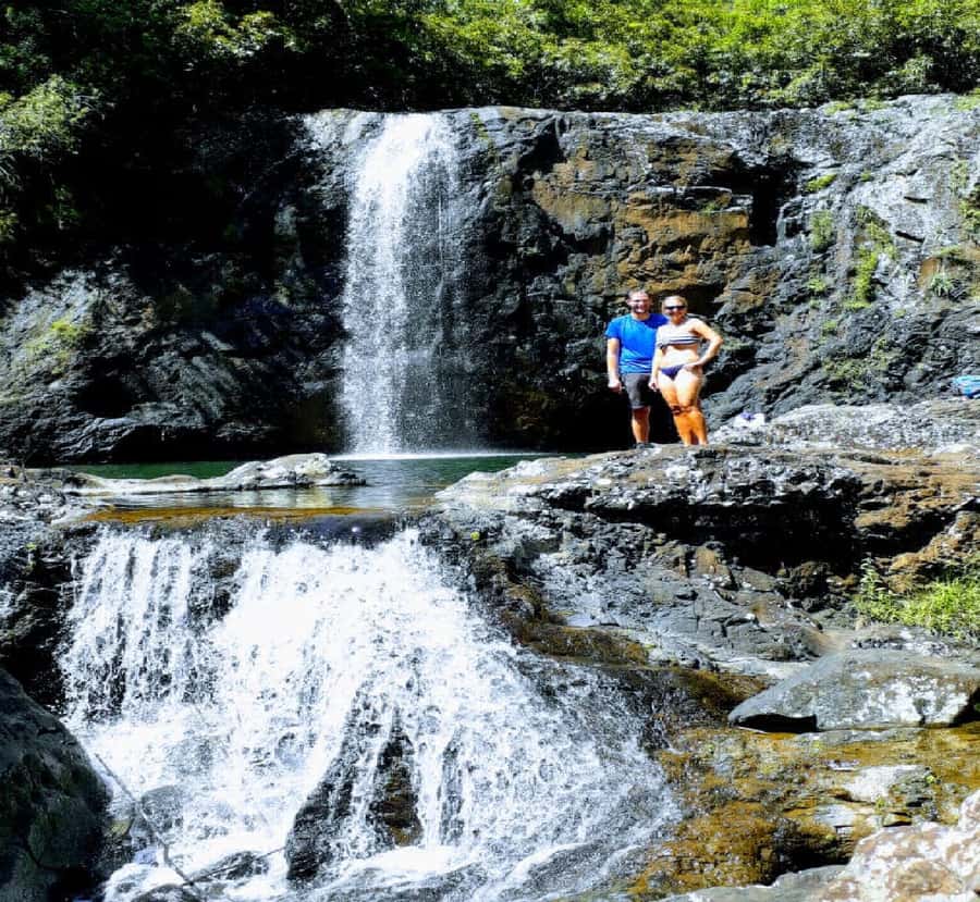 Mauritius: Tamarind Falls Guided Hike with Swim and Lunch - Reaching the seventh waterfall viewpoint