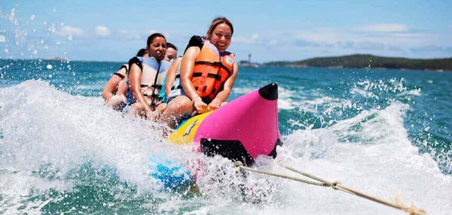 Mauritius: Watersport Adventure Day with Lunch and Pickup - The tube ride is short, social, and fast