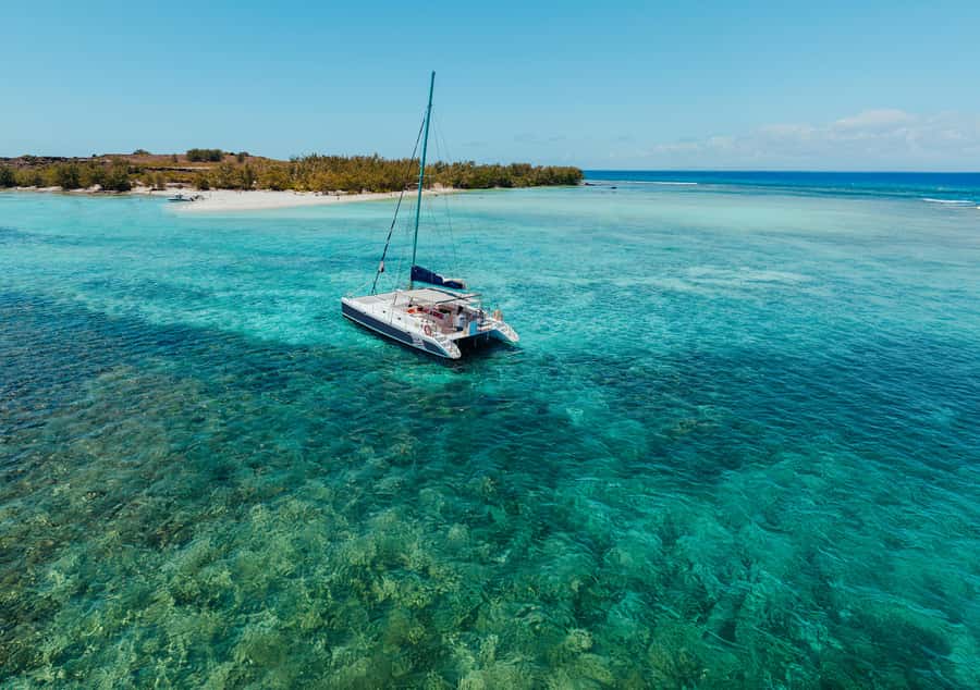 North of Mauritius: Catamaran Cruise w/ BBQ Lunch - Gabriel Island from 11:00 am to 12:30 pm
