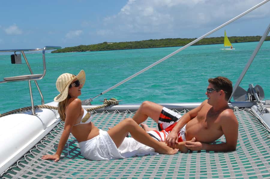 Private Catamaran Charter to Ile aux Cerfs - Starting at Pointe Jerome
