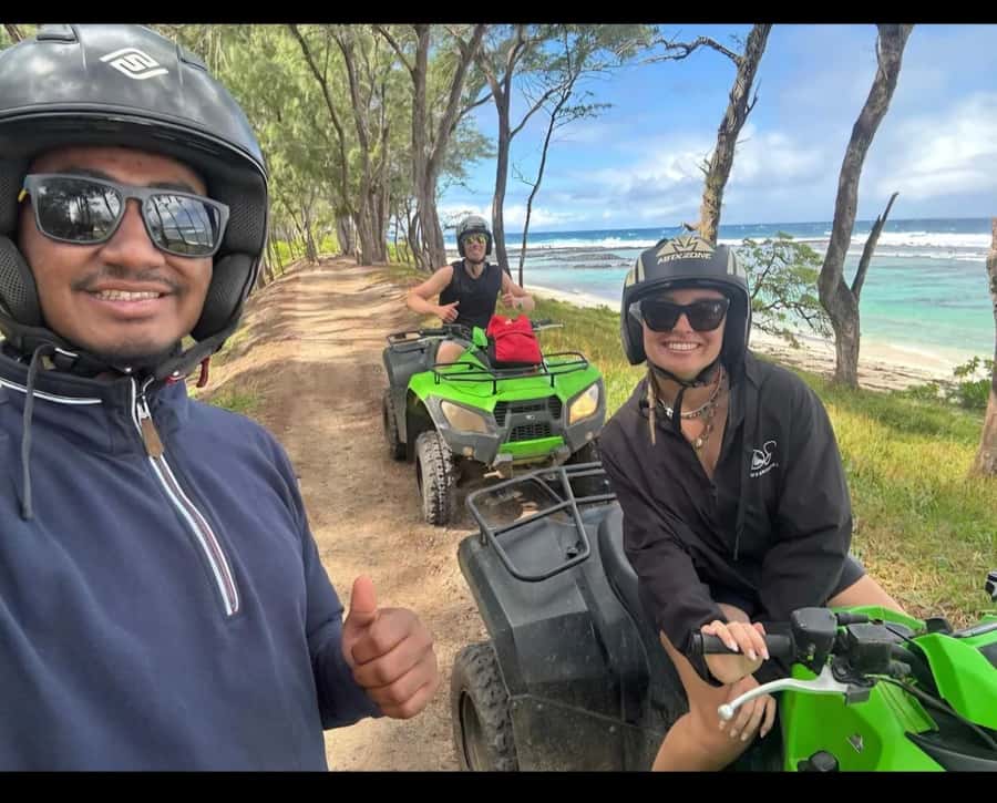 South of Mauritius: Quad Bike Tour - A three-hour route through southern Mauritius