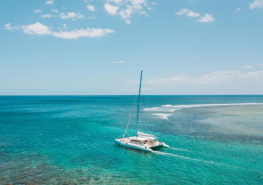 Southwest of Mauritius: Catamaran Cruise w/ Snorkeling - Tamarin Bay and the search for dolphins