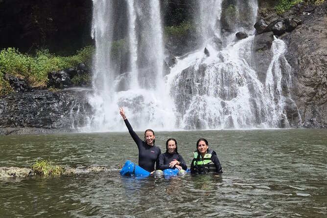 Tamarind Falls Abseiling - The final uphill walk is part of the challenge