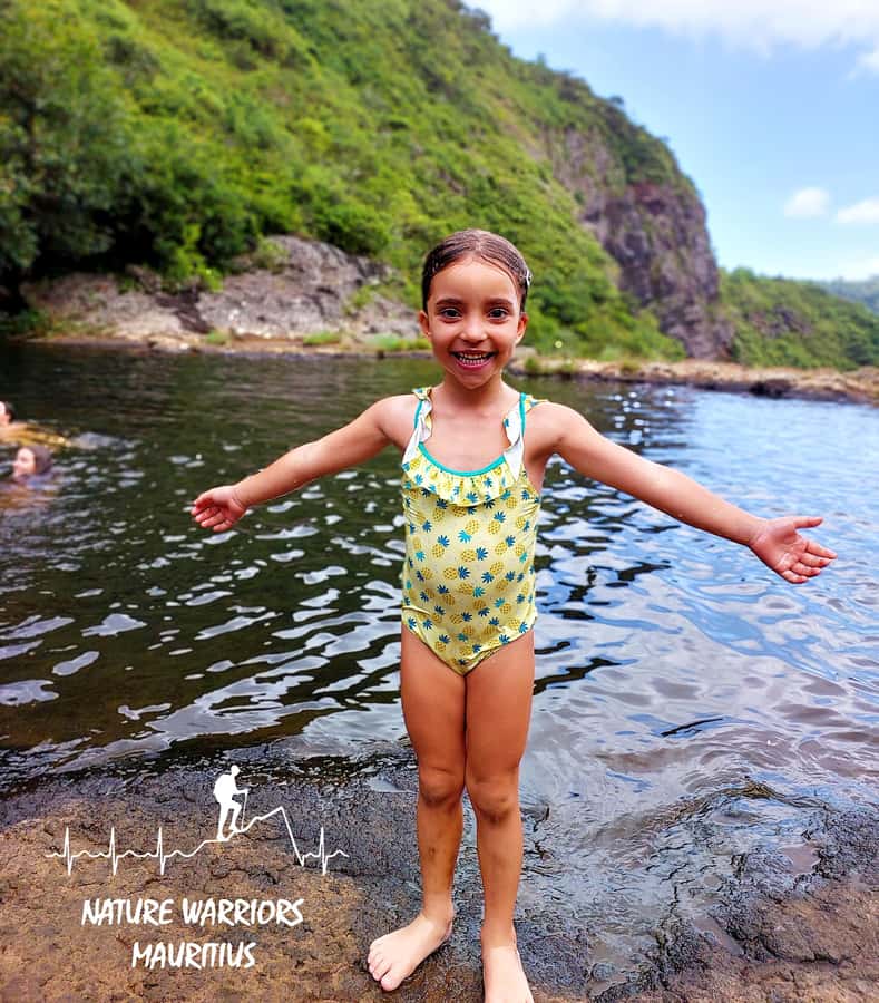 Vacoas-Phoenix: Private Hiking Tour to Tamarind Falls - The first waterfall and its natural pool