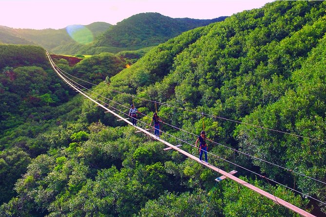 Vallé Advenature Park, South Mauritius - Nepalese Bridge, mountain sledding, and trekking