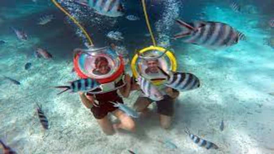 Walking under the sea in Mauritius with transfer - Walking beneath the Belle Mare lagoon